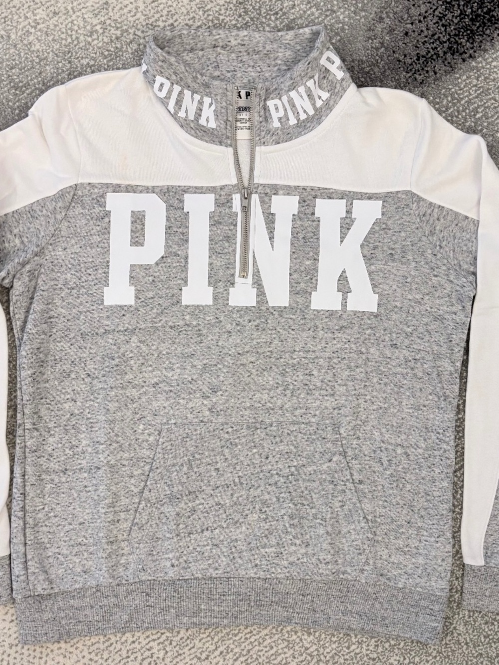 VS PINK 1/4 Zip Sweatshirt